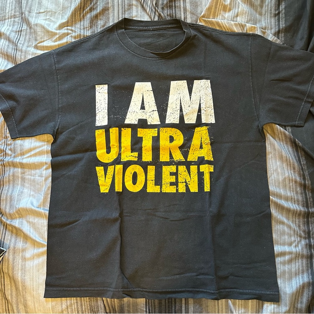 CZW I Am Ultra Violent Vintage Wrestling T-Shirt US Men’s XL